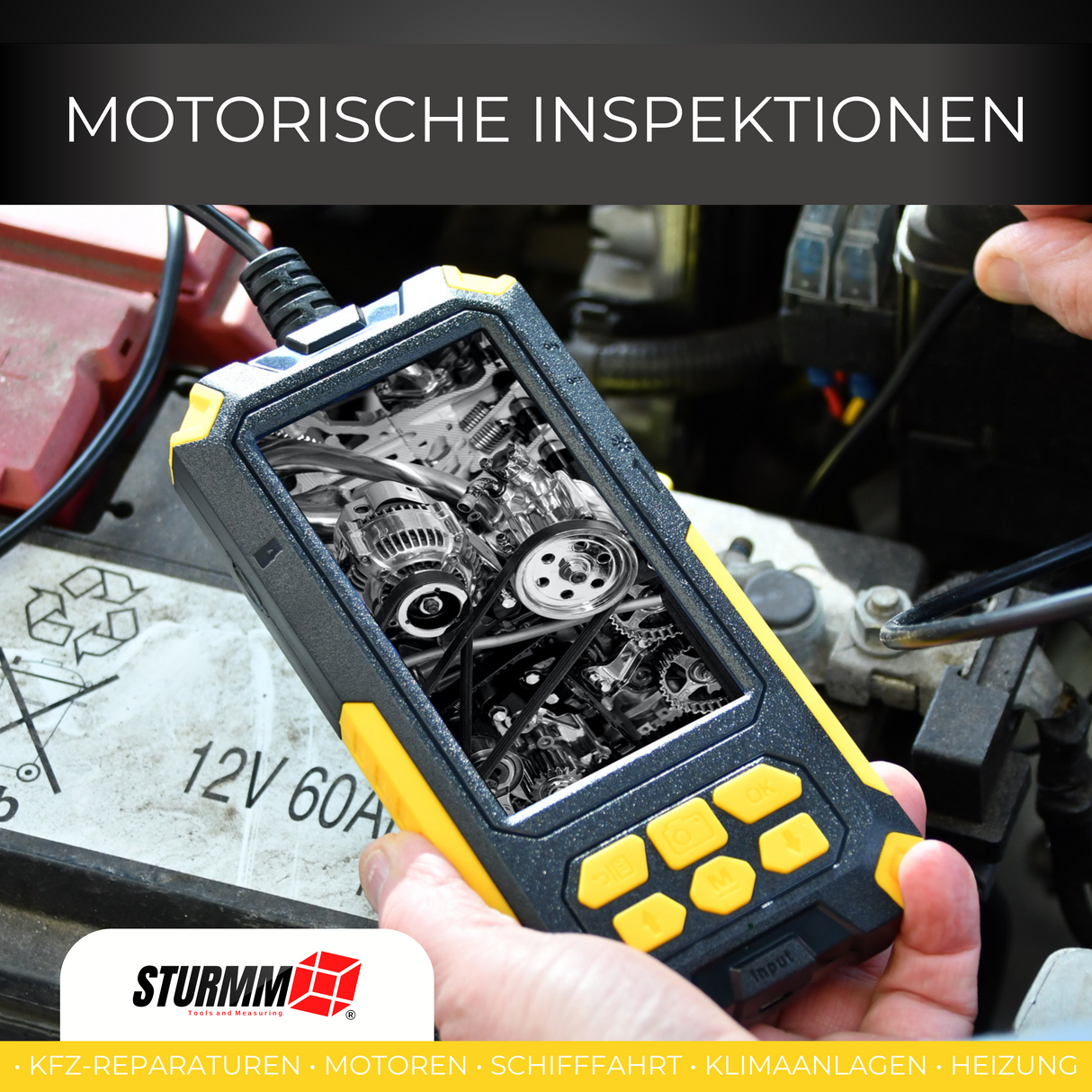 Endoscoop ST-IC301 - Inspectiecamera met dubbele camera - 10 Meter kabel (kopie)