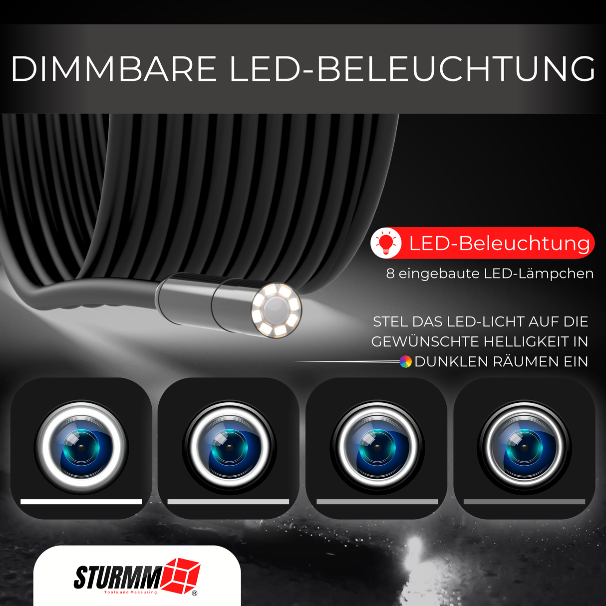 Endoscoop ST-IC201 - Inspectiecamera met enkele camera - 5 Meter kabel
