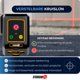 Kreuzlinienlaser LL-A700 - Zwei verstellbare Linien - Roter Laser