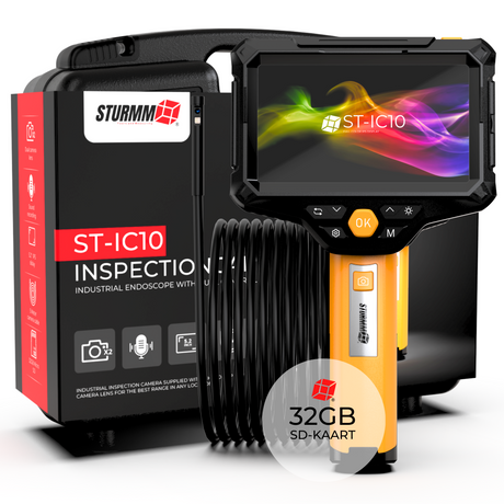 Inspection camera ST-IC10 - Endoscope with two cameras - 5 Meter cable