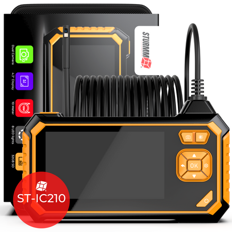 Inspection camera ST-IC210 - Endoscope with two cameras - 10 Meter cable