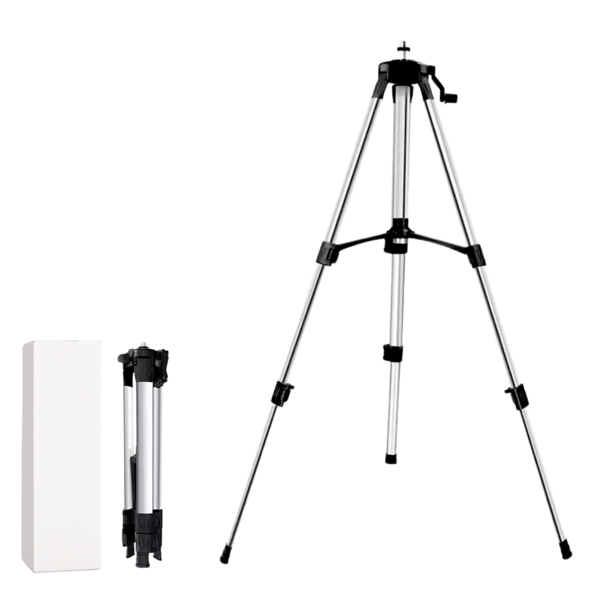 Stativ mit 1/4´´ Gewinde - Drehbar bis 360° - Einstellbar bis 1,2M